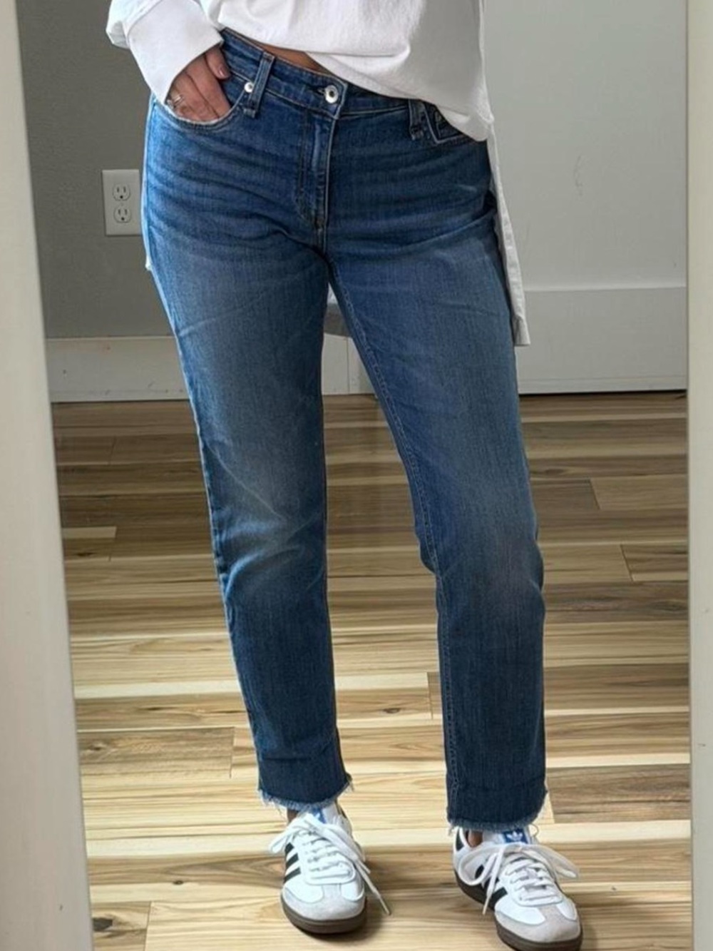 Rag & Bone Dre Low-rise Ankle Slim Boyfriend Denim